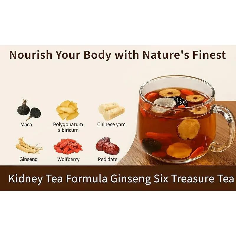 Handmade Red Dates And Goji Berry Eight Treasure Tea, Individually Packaged And Portable, Warming And Nourishing Health Tea For Autumn And Winter,1pc Contains 20 Packets