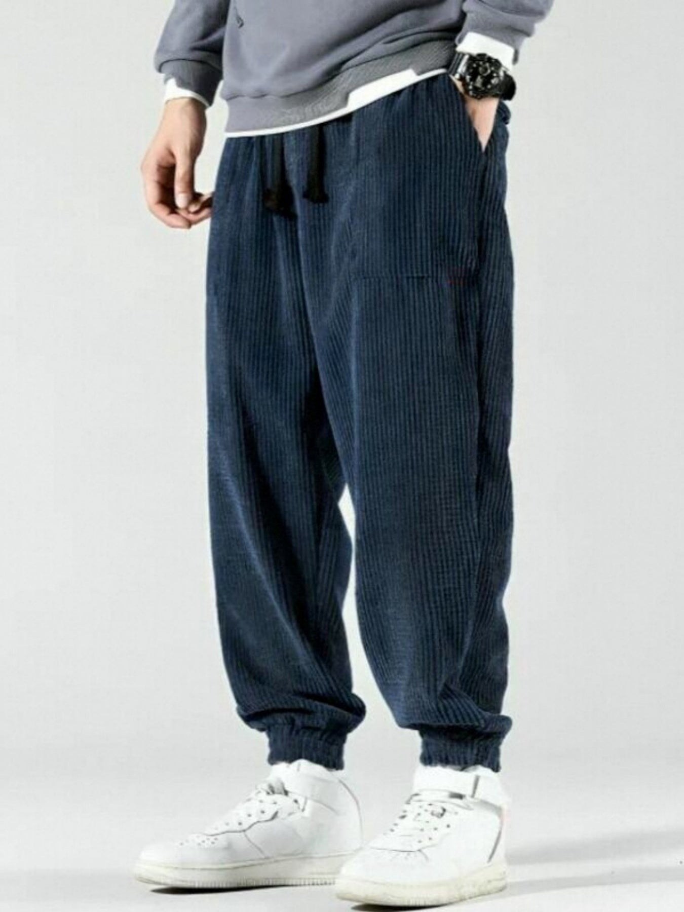 Casual Pants, Trendy And Fashionable Casual Pants, Men's Pants, Men's Pants, Long Pants, Straight Pants, Corduroy Casual Pants, Tight-fitting Casual Pants, Anti-wrinkle Casual Pants, 9-inch Pants, Men