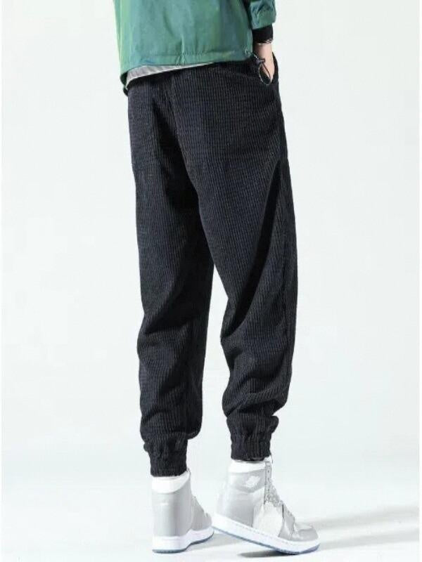 Casual Pants, Trendy And Fashionable Casual Pants, Men's Pants, Men's Pants, Long Pants, Straight Pants, Corduroy Casual Pants, Tight-fitting Casual Pants, Anti-wrinkle Casual Pants, 9-inch Pants, Men