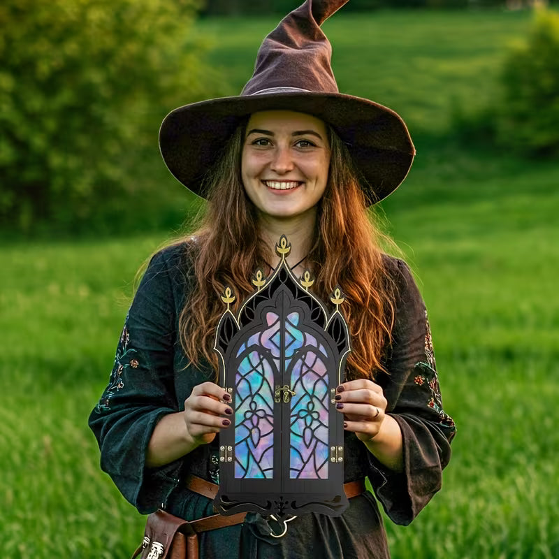 Baroque‑Style Crystal Display Shelf – Wall‑Mounted Trinket & Gemstone Holder (Floating Shelf)