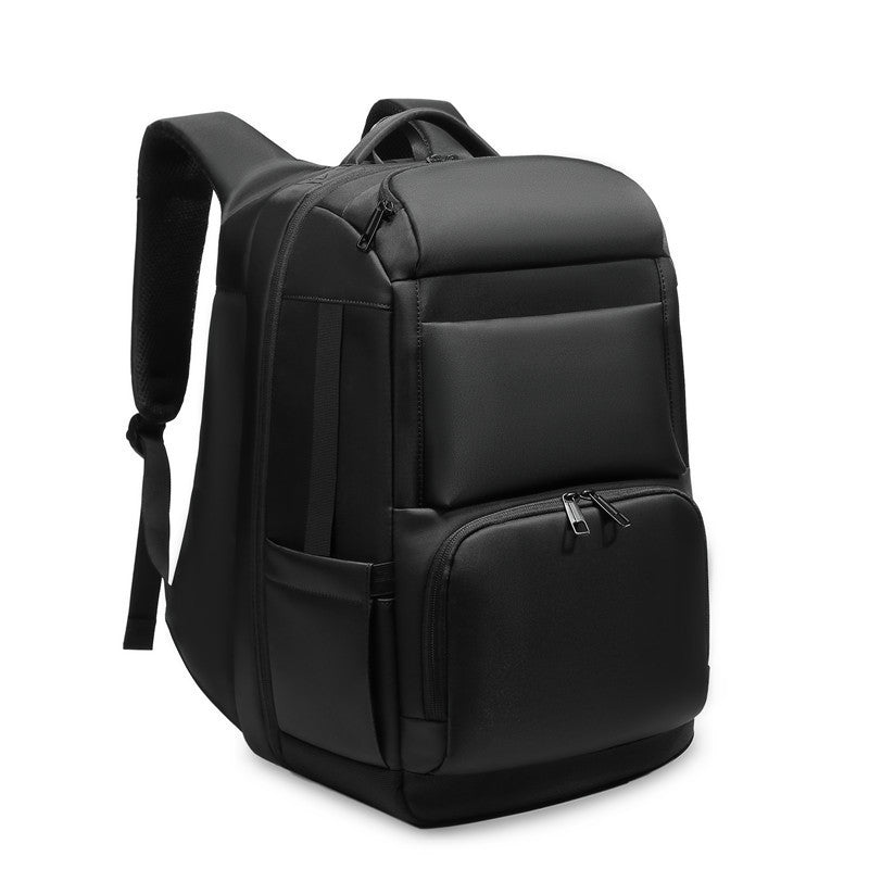 Multifunctional Oxford Travel Backpack – USB Port, Luggage Strap, Card Pocket, Fits 17.3" Laptop